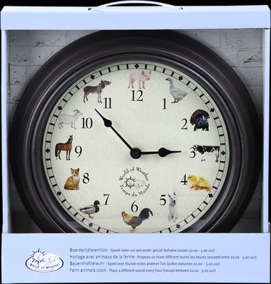 Reloj Sonido Animales de Granja